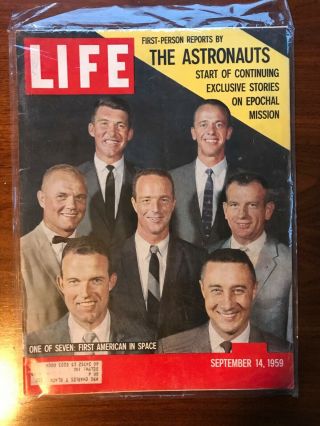 Seven Vintage LIFE Magazines of Astronauts & Early NASA - 3