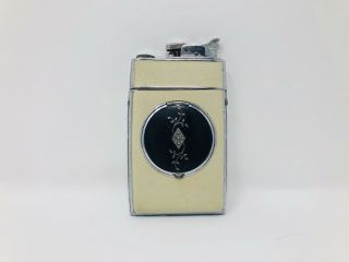 Vintage Art Deco Evans Lighter,  Cigarette Case,  Makeup Compact