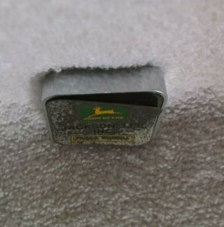 Vintage John Deere Collectible Bullet Pencil & Tape Measure (tm = FLORA INDIANA) 3