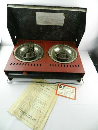 Vintage Ted Williams Sears Gas Camping Stove 1960s Model 776 - 74151