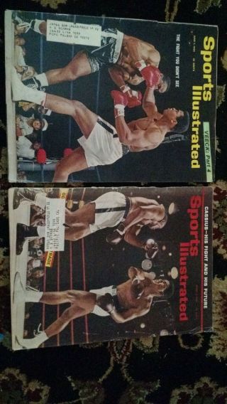 Vintage Sports Illustrated Boxing Muhammad Ali Cassius Clay 1965 1964 Ring Fight