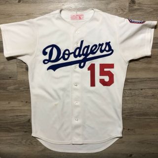 Vintage 1984 Los Angeles Dodgers Game Worn Olympic Jersey Gilberto Reyes Size 42