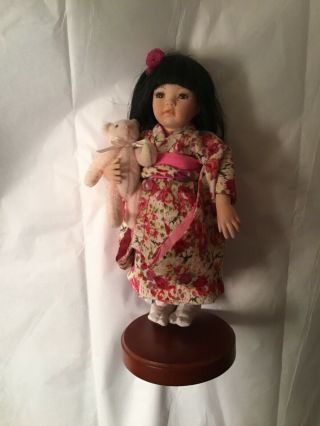 Paulinettes Doll Aiko Vintage,  With Stand,  Rare.  No Box Smoke