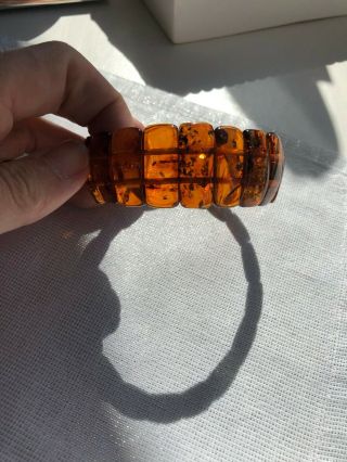 Classic Elegant Antique German Amber Large Bracelet 2