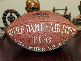 Notre Dame Game Football 1969 Ara Parseghian Rare Vintage