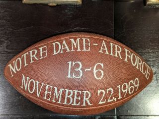 Notre Dame Game Football 1969 Ara Parseghian Rare Vintage 3