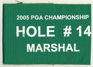 14th Hole Marshal Arm Band 2005 Pga Championship Baltusrol Golf Course