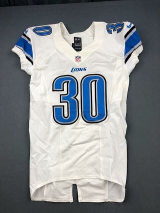 2012 Kevin Smith Game Issued Detroit Lions Nike Football Jersey Ucf Rb