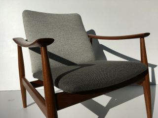 Authentic Finn Juhl FD138 Teak Mid Century Danish Modern Lounge Chair 2