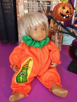 Vintage Sexed Sasha Doll Baby Boy With Halloween Outfit