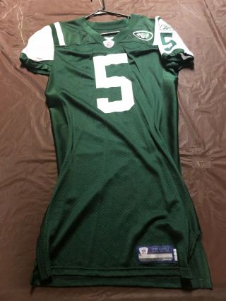 2010 York Jets Game Issued/worn Jersey Sz 46,