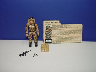 Vintage Gi Joe 1985 Dusty Desert Trooper