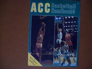 Acc Basketball Handbook From 1975 - 1976 Includes South Carolina & Virginia Tech