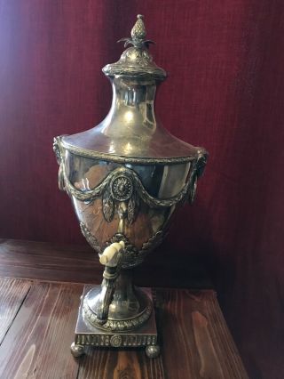 1802 George Iii Neoclassical Silver Tea Urn