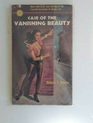 Case Of The Vanishing Beauty By Richard S.  Prather " 1st 1950 " Gold Medal Book