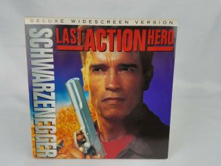 Vintage Last Action Hero Laserdisc Deluxe Widescreen Version