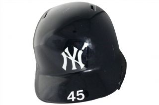 York Yankees Game Batting Helmet 45 Chasen Shreve Mlb Holo Steiner Loa