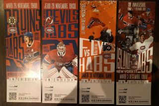 2019 - 20 Montreal Canadiens Nhl Hockey Ticket Vs Devils Keith Kinkaid Nov28