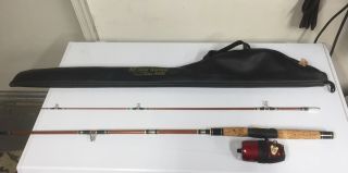 True Temper 63l Uni - Spin Rod And Reel Combination 6 1/2 Ft With Case