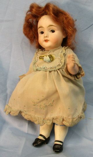 BIG Antique All Bisque German Doll,  Kestner or ABG,  Unusual Mold Number 3