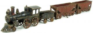 Kenton Antique Cast Iron Train Hopper Car Set 1905