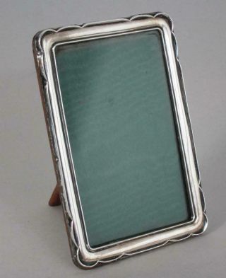 Antique Art Deco Solid Sterling Silver Picture Photo Frame 1923