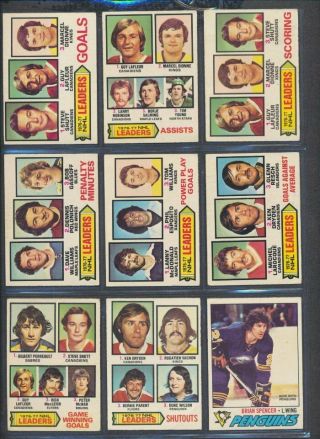 1977 - 78 Opc Hockey Complete Set Of 396 O - Pee - Chee Orr Lafleur Esposito Nhl