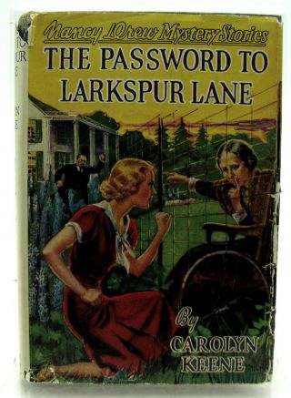 Nancy Drew The Password To Larkspur Lane By Carolyn Keene Vintage Hb,  Number 10