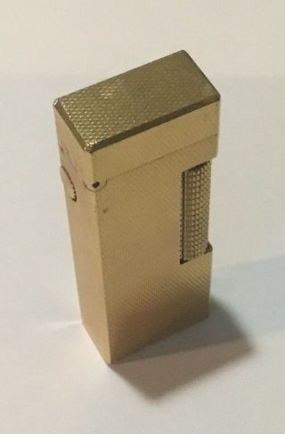 Vintage Dunhill Gold Plated Cigarette Lighter