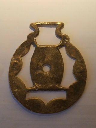 Horse Brass/Harness Brass Vintage Brass Medallion,  Ornament Beer Keg Wine Barrel 2