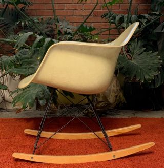 Eames Zenith Rope Edge Rocking Chair Mid Century Modern Herman Miller