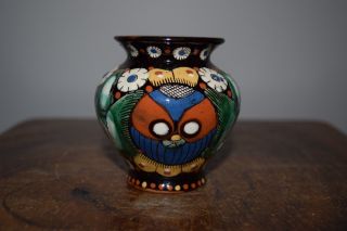 A Fine Antique Swiss Thoune Vase - C.  1910