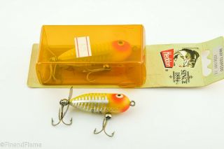 Vintage Baby & Tiny Torpedo Spook 360 Xry Lure Yellow Shore Bs26