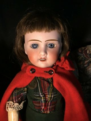 Pretty Antique French Jules Verlingue Bisque Head Doll PETITE FRANCAISE 18 