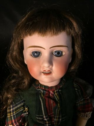 Pretty Antique French Jules Verlingue Bisque Head Doll PETITE FRANCAISE 18 