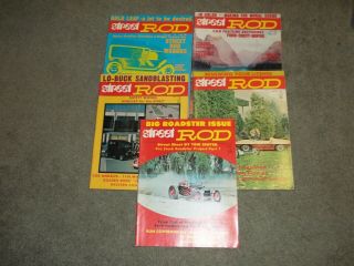 Set Of 5 Vintage Street Rod Magazines - 1973 - Vg Cond.