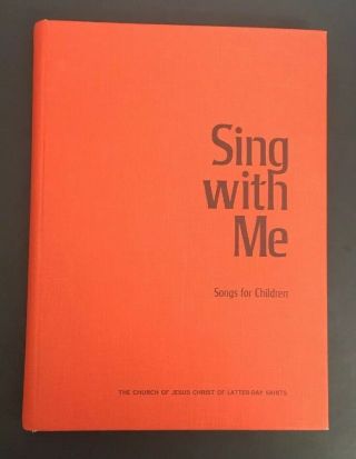 Sing With Me Songs For Children 1976 Lds Mormon Hymn Rare Vintage Spiralbound Hb