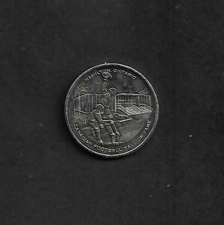 1972 Cfl Grey Cup Medallion / Coin,  60th Yr,  Cfl Hall Of Fame,  Hamilton,  1 1/4 "