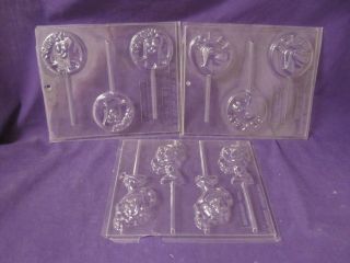 Vintage Gumby Pokey And California Raisins Chocolate Candy Molds