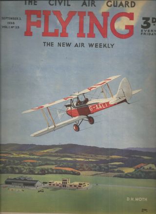The Civil Air Guard " Flying " - The Air Weekly - Sept 3 1938 Aviation
