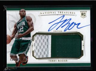 Terry Rozier 2015/16 National Treasures 116 Rookie Patch Auto Rc 43/99 Wu2650