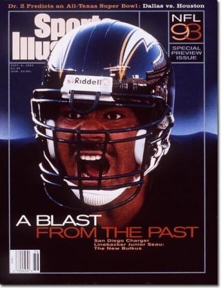 September 6,  1993 Junior Seau,  San Diego Chargers Sports Illustrated A