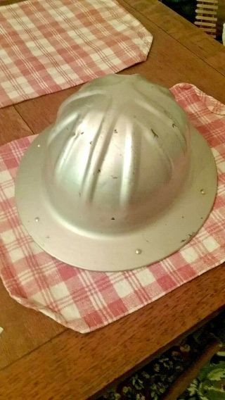 Vintage B.  F.  Mcdonald Co.  Oil Workers Style Hard Hat.