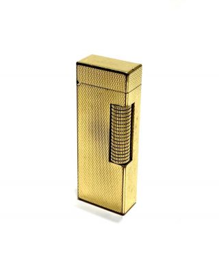 Vintage Estate Dunhill Rollagas Gold Plated Patented Switzerland Lighter