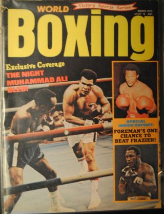 1973 World Boxing - Muhammad Ali George Foreman Joe Frazier