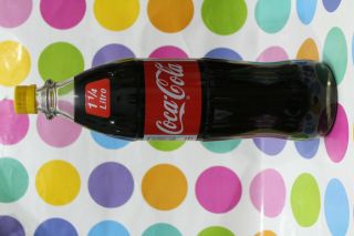 CHILE VINTAGE OLD COCA COLA BIG TALL BOTTLE ACL RARE SIZE 1.  25 1250 1 1/4 LITER 2