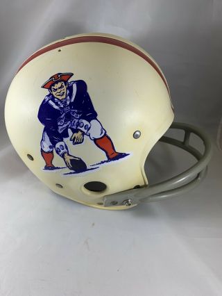 Rare 60’s Vintage Tru Kurv Tk Riddell Football Helmet Ne Patriots?