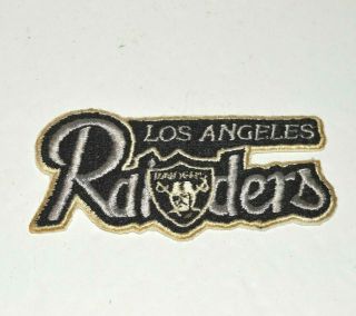 Vintage 1980s Nfl Raiders Patch Los Angeles Football Logo Emblem