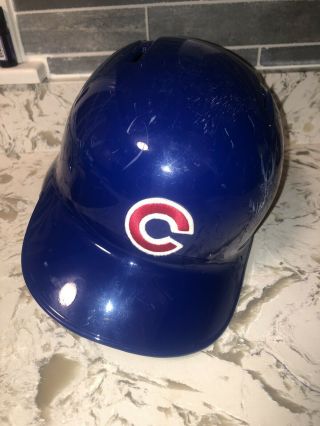 2019 Chicago Cubs Anthony Rizzo Game Issued Batting Helmet Mlb Hologram