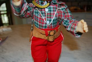 Vintage Terri Lee Doll Clothing - JERRI LEE COWBOY LEATHER BELT AND HOLSTER 2